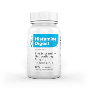 Omne Diem Histamine Digest DAO 30,000 HDU - 120 Caps - Histamine Neutralizing
