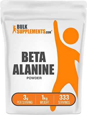 BULKSUPPLEMENTS.COM Beta Alanine Powder - Beta Alanine Pre Workout, Beta Alanine
