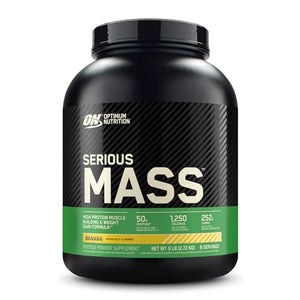 Optimum Nutrition Serious Mass, Weight Gainer Protein Powder with Creatine, Added