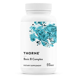 THORNE Basic B-Complex - Tissue-Ready Vitamin B Complex Supplement with Choline