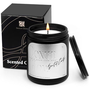 Aromatherapy Candle, Handcrafted with Natural Soy Wax and Essential Oils for Home Scented