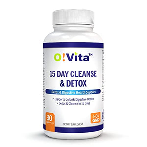O!VITA 15-Day Cleanse and Detox Supports Digestive and Colon Health, Special Formula