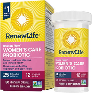Renew Life Women’s Probiotic - Ultimate Flora Probiotic Women's Care, Shelf Stable