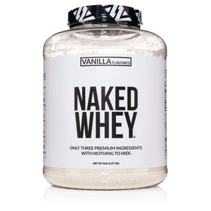NAKED Nutrition Whey Vanilla Protein - All Natural Grass Fed Whey Protein Powder