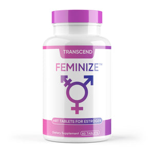 FEMINIZE Transcend HRT Pills for Estrogen - Potent HRT Estrogen Complex - Big Breats Soft Skin Feminizer