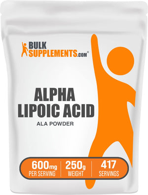 BULKSUPPLEMENTS.COM Alpha Lipoic Acid Powder - ALA Supplement, Alpha Lipoic