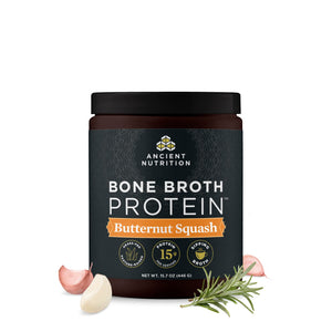 Ancient Nutrition Bone Broth Protein Powder, Butternut Squash, Grass-Fed Chicken