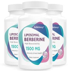 Berberine HCL Supplement 1500mg - High Bioavailability Liposomal Berberine Capsules
