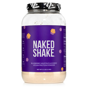 Naked Shake - Blueberry Muffin Protein Powder - Flavored Plant Based Protein