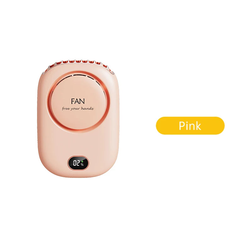 Portable Waist Clip Fan – USB Rechargeable Mini Fan for Travel & Outdoor