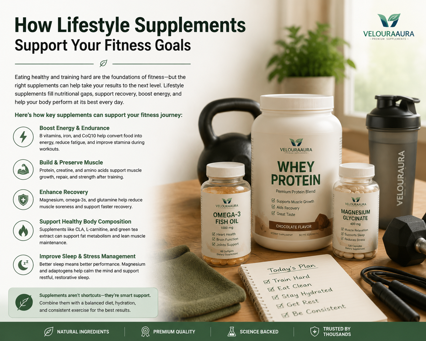 How Lifestyle Supplements Support Your Fitness Goals