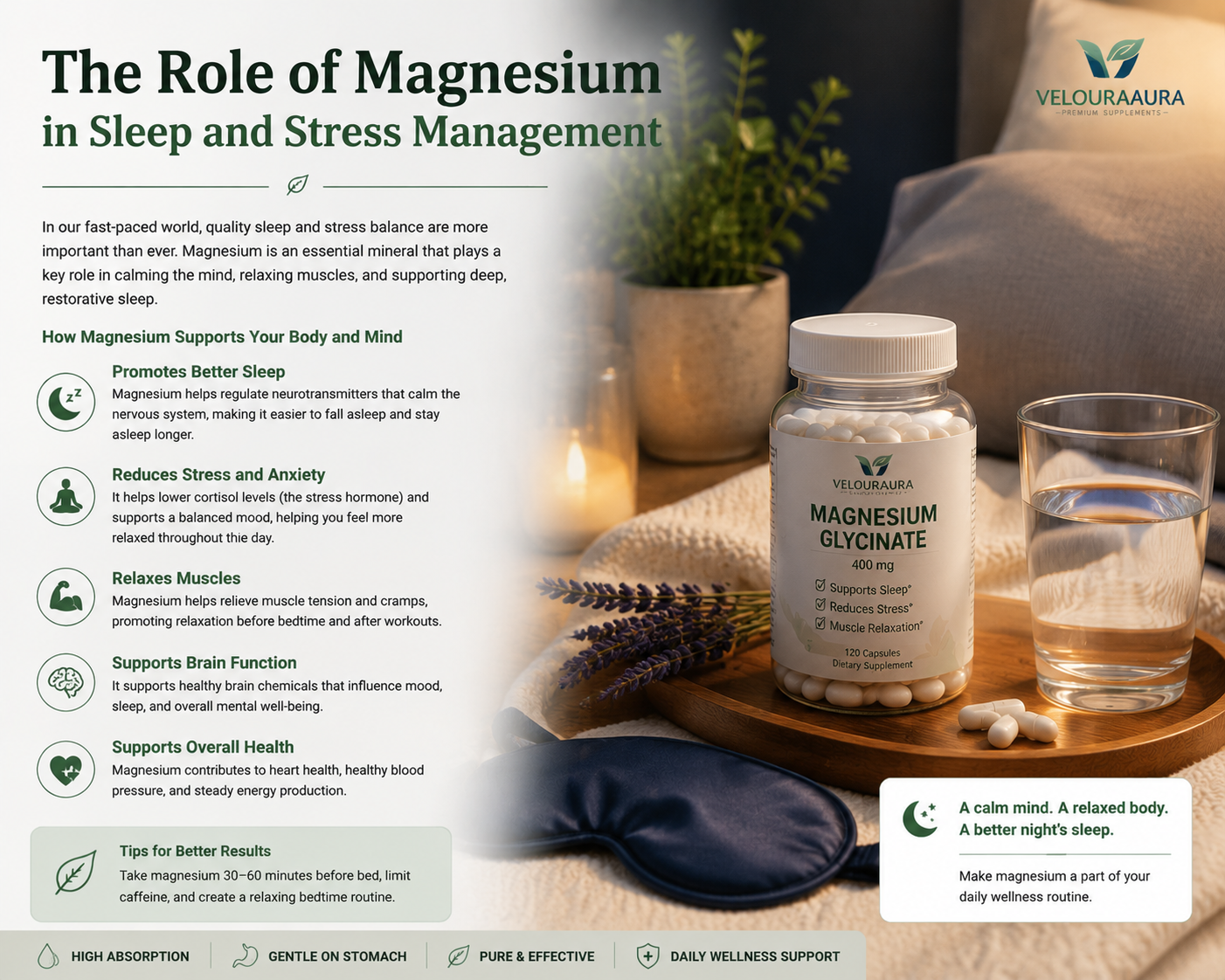 The Role of Magnesium in Sleep and Stress Management