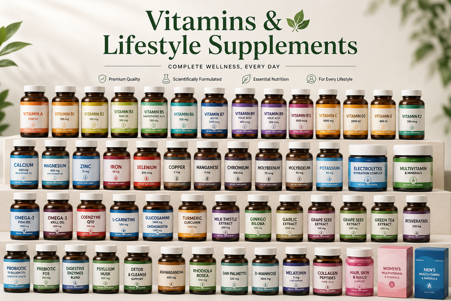 Vitamins & Lifestyle Supplements