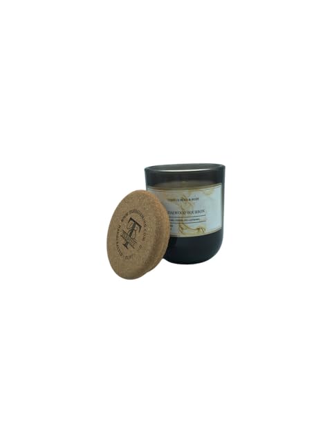 Sandalwood Bourbon Non-Toxic Candles | Natural Candles for Men |Aromatherapy Candle Relaxing