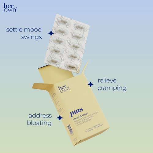her own PMS, Supports PMS Symptoms, Promotes Positive Mood, Natural Hormone Balance