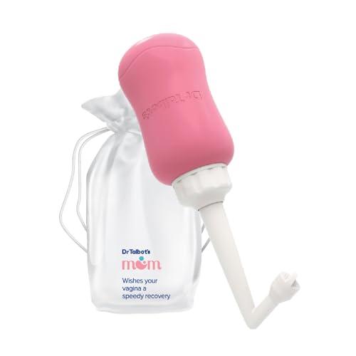 Dr. Talbot's Mom Postpartum Peri Bottle with Storage Bag - 12.2 Fl Oz/360 ML Capacity - Postpartum Essentials