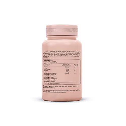 Vishopy, Track UTI PROBIOTICS Supplement for Men Women – 20 Billion CFUs with 7 Strains