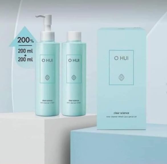 OHui Korea Personal Care Clear Science Inner Cleanser Refresh 200ml 2 Pcs Set