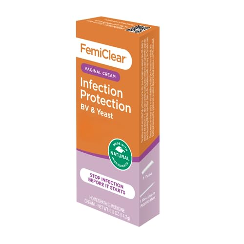 FemiClear BV & Yeast Infection Protection Vaginal Cream, Made with Natural Ingredients