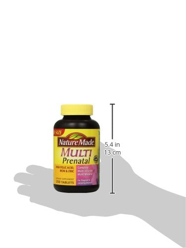 Nature Made Prenatal Multi, 250 Tablets, Folic Acid + 17 Prenatal Vitamins & Minerals