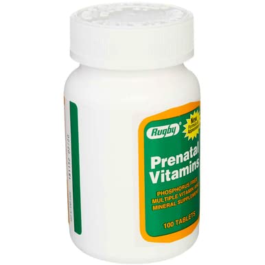 Rugby Prenatal Vitamins, 100 Count
