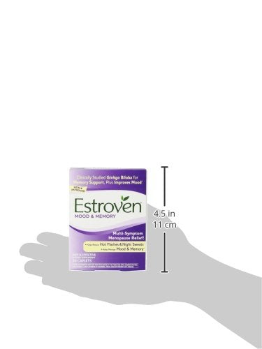 Estroven Stress Plus Mood & Memory | Menopause Relief Dietary Supplement | Safe Multi-Symptom Relief