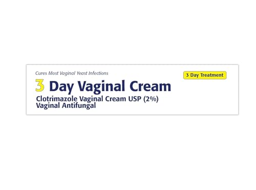 Clotrimazole 3 -Day Vaginal Cream - 0.74 Oz (Pack of 2)