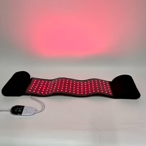 Red Light Therapy Belt, 2 in 1 LED Red & Infrared Light Therapy Flexible Wearable Pad for Body Back