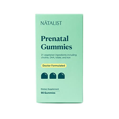 NATALIST Prenatal Gummies for Her Daily Preconception & Pregnancy Formula Women's Multivitamins