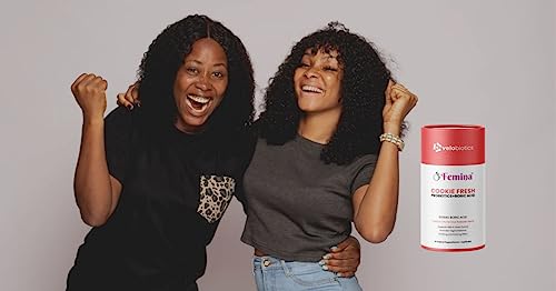 Femina Probiotics Cookie Fresh with 600mg Boric Acid for BV Control 20-Count with Applicator