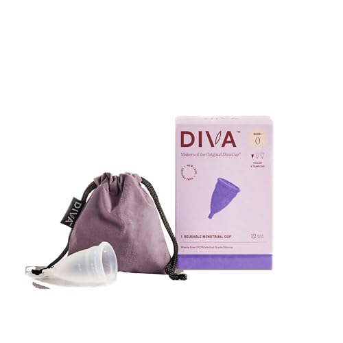 DivaCup - BPA-Free Reusable Menstrual Cup - Leak-Free Feminine Hygiene - Tampon and Pad