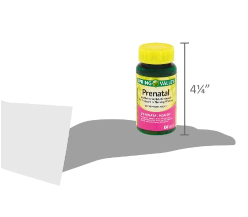 Spring Valley Multimineral Prenatal Multivitamin Tablets Dietary Supplement