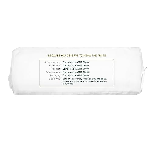 Eco by Naty Panty Liners for Women – Liners for Daily use, Eco-Friendly Women’s Thin Discreet Panty