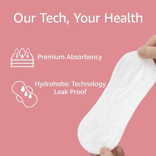 Livlit Ultra Thin Panty Liners Sanitary Pads, 100% Certified Organic Cotton from Texas, Light Absorbency