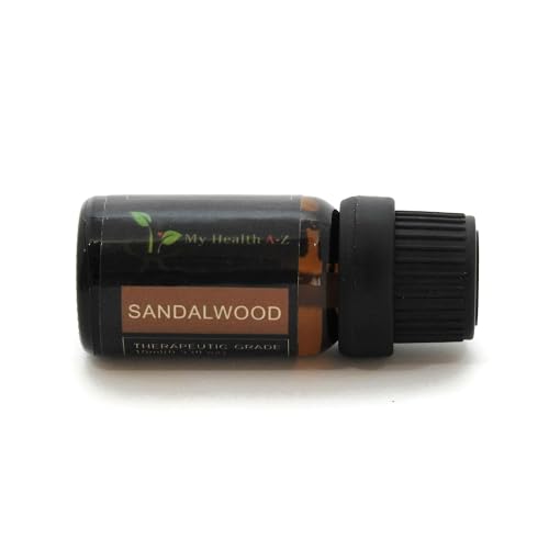 My Health A-Z Sandalwood Essential Oil, Organic 10ml (Santalum Album) Extracted