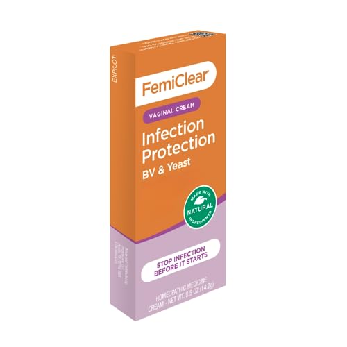 FemiClear BV & Yeast Infection Protection Vaginal Cream, Made with Natural Ingredients