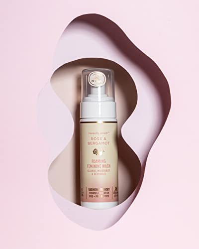 Honestly pHresh Natural Prebiotic & Probiotic Foaming Feminine Wash, pH Balanced with Essential Minerals