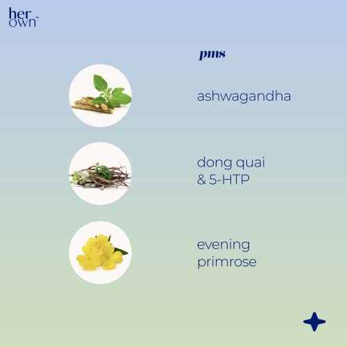 her own PMS, Supports PMS Symptoms, Promotes Positive Mood, Natural Hormone Balance