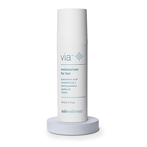 Solv Wellness Via Vaginal Moisturizer Cream for Women, Non-Hormonal, Water-Based, Made