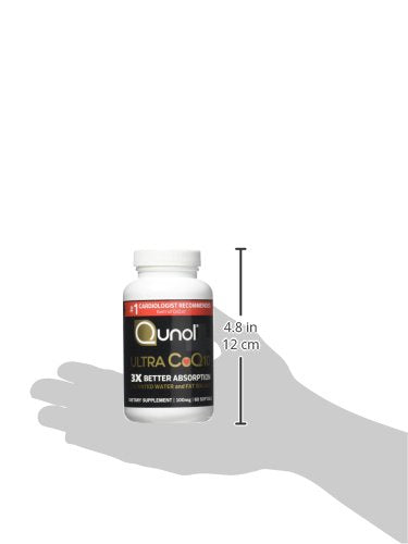Qunol Ultra CoQ10 100mg Softgels- 3x Better Absorption Coenzyme Q10 Supplements