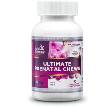 Nutri Supreme Research Ultimate Prenatal Chews with Folate 90 Chews