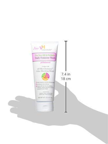 vH essentials Intimate Feminine Wash - pH Balanced with Tea Tree Oil, Cranberry, Prebiotics, Lavender