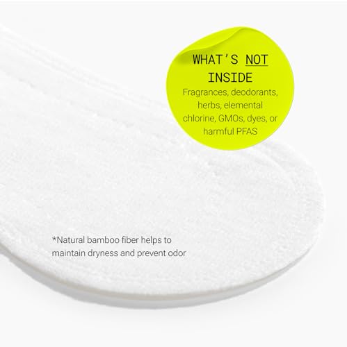 Flex Bamboo Panty Liners (50 Count) | Ultra Thin Daily Pantyliners | Fragrance-Free Feminine Care