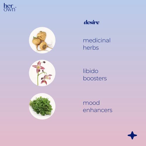 her own Passsion, Supports Libido Boost, Increases Arousal, Intimacy and Mood Support, Balances Hormones