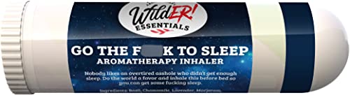 Wilder Essentials 3 Pack of Go The F to Sleep Aromatherapy Nasal Inhalers Made with 100% Natural