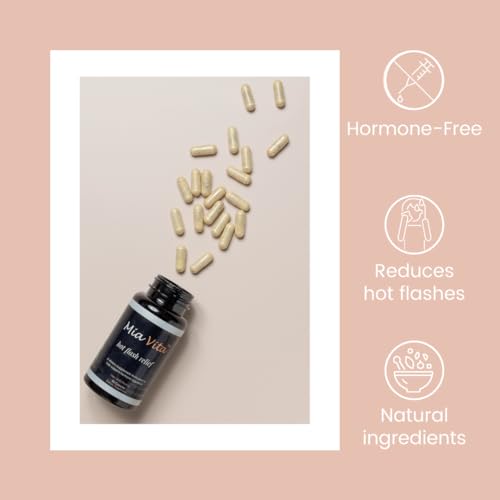 FEMMEPHARMA Mia Vita Hot Flash Supplements for Menopause Natural Hormone Regulation