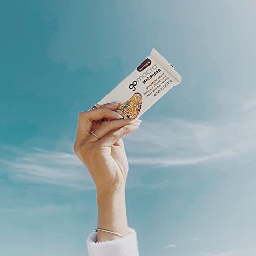 GoMacro MacroBar Organic Vegan Protein Bars - Banana + Almond Butter, (2.3 Ounce Bars