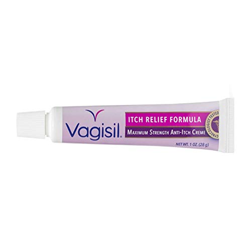 Vagisil Maximum Strength Feminine Anti-Itch Cream with Benzocaine for Women, Helps Relieve Yeast