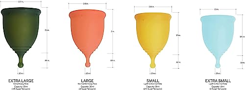 Pixie Cup Soft Menstrual Cup - Ranked 1 for Most Comfortable Reusable Period Cup - Buy One We Give One
