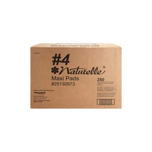 Impact Products 25130973 Maxi Pads, Naturelle, Regular, Vendor Refills, WE